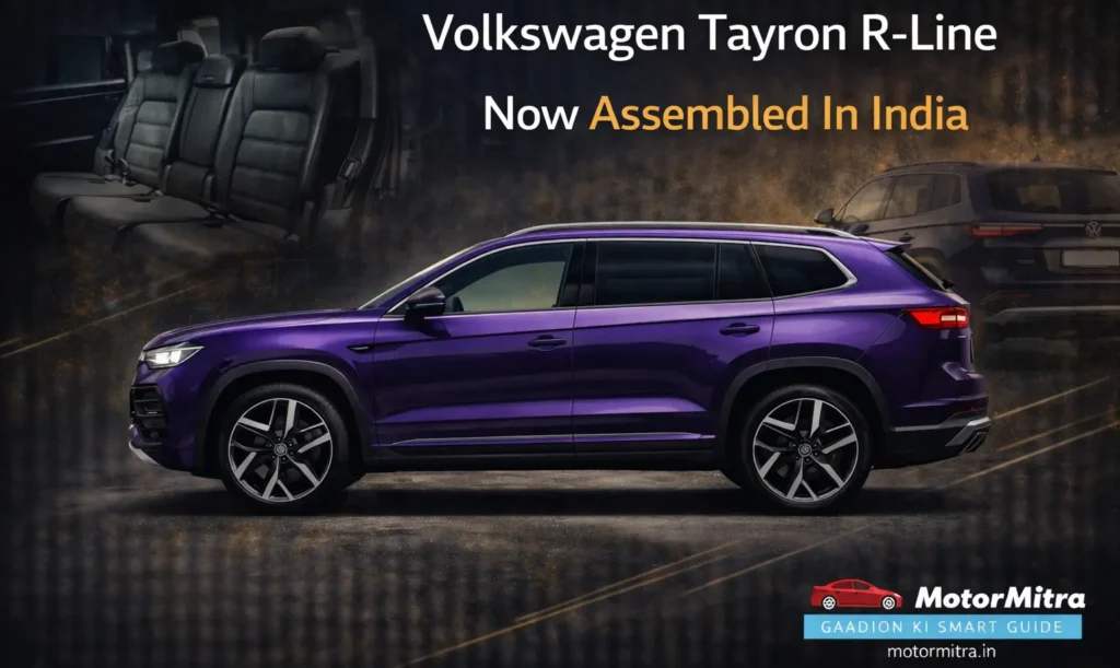 Big Move By Volkswagen: 7-Seater Tayron R-Line Now Locally Assembled In India