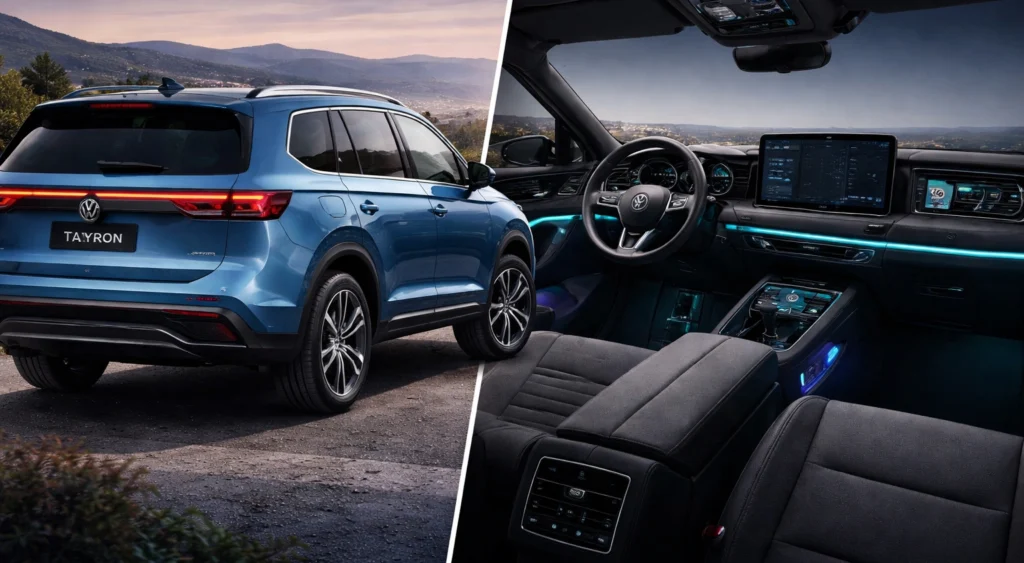 Fortuner, Gloster Alert! Volkswagen Tayron 7-Seater Teased Ahead of India Launch