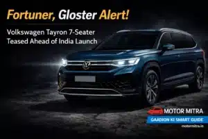 Fortuner, Gloster Alert! Volkswagen Tayron 7-Seater Teased Ahead of India Launch