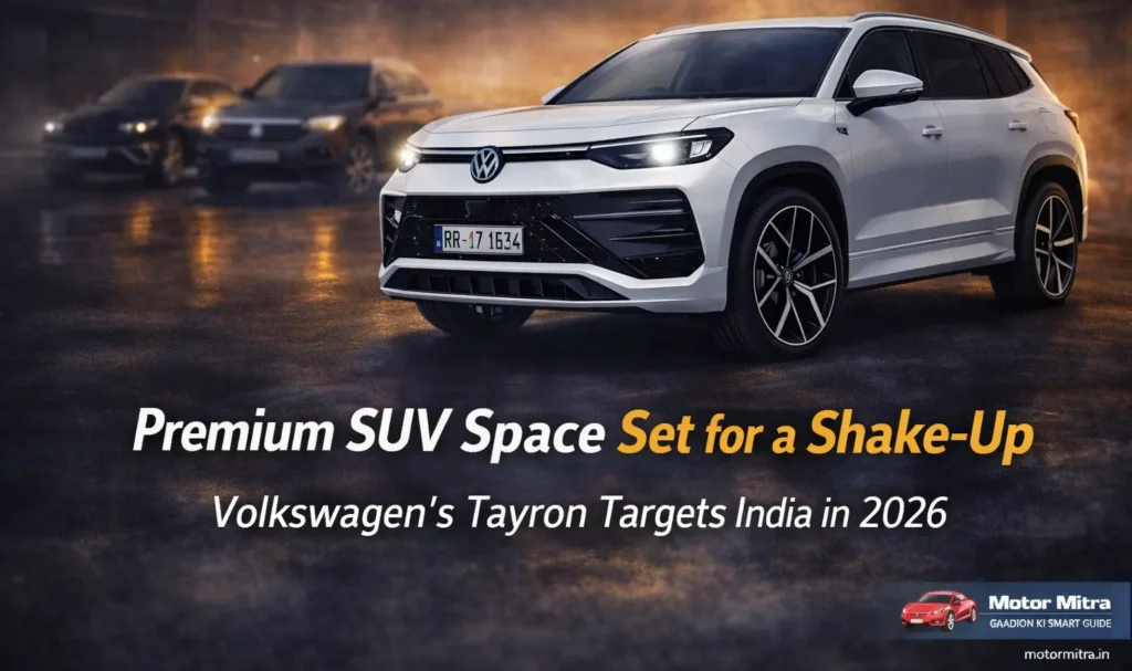 Volkswagen’s Big SUV Move for India: Tayron R-Line Locked for Q1 2026 Launch