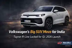 Volkswagen’s Big SUV Move for India: Tayron R-Line Locked for Q1 2026 Launch
