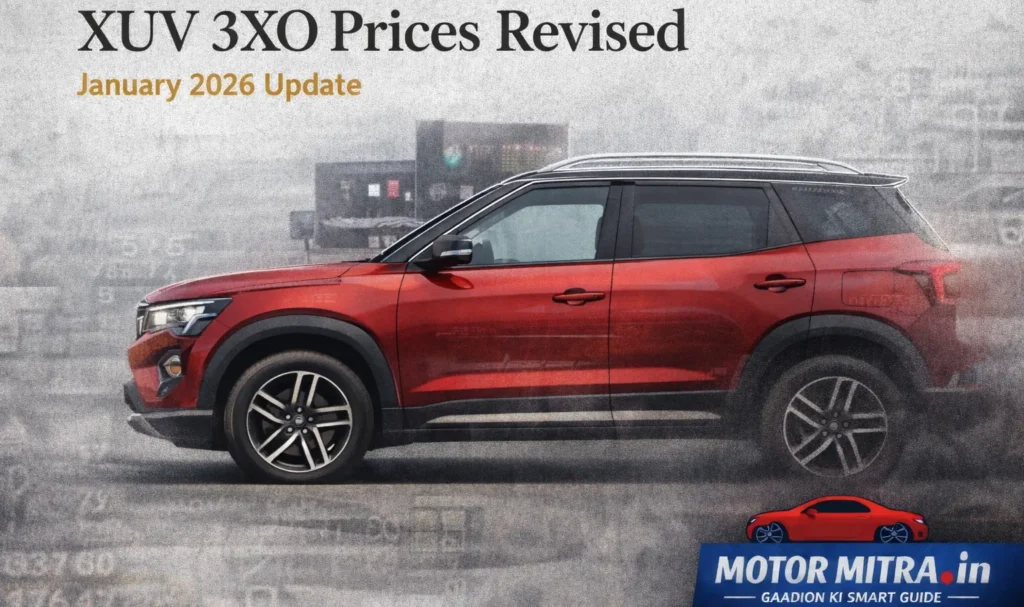 XUV 3XO Price Shock in 2026– Mahindra Revises Prices Across Variants