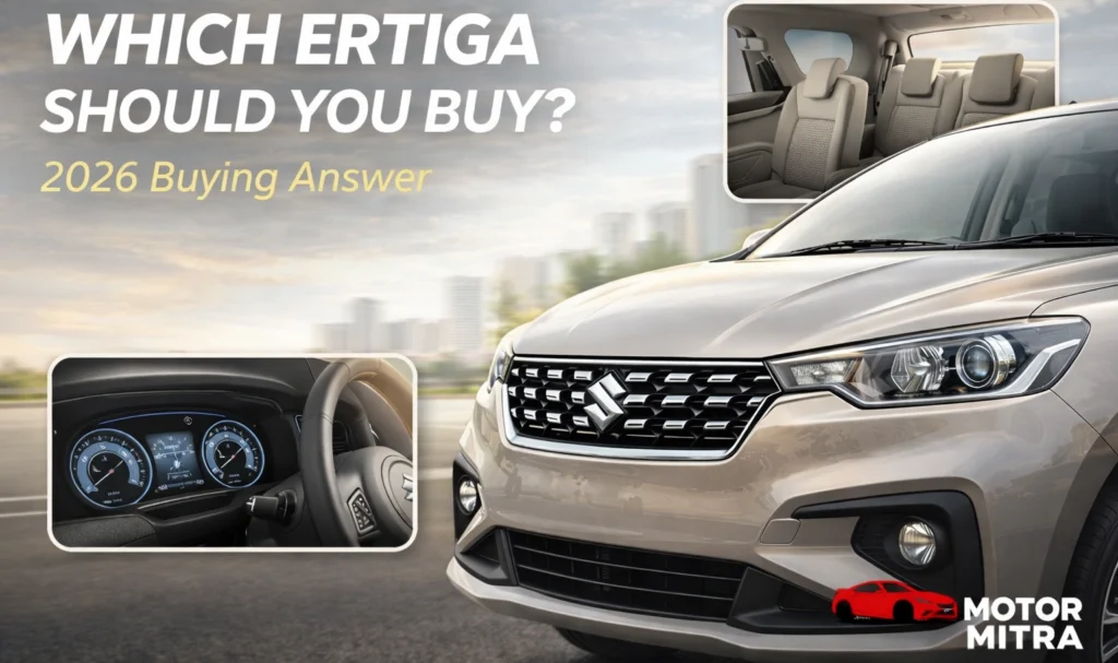 2026 Maruti Ertiga Variants Compared: Which One Is Worth Your Money?