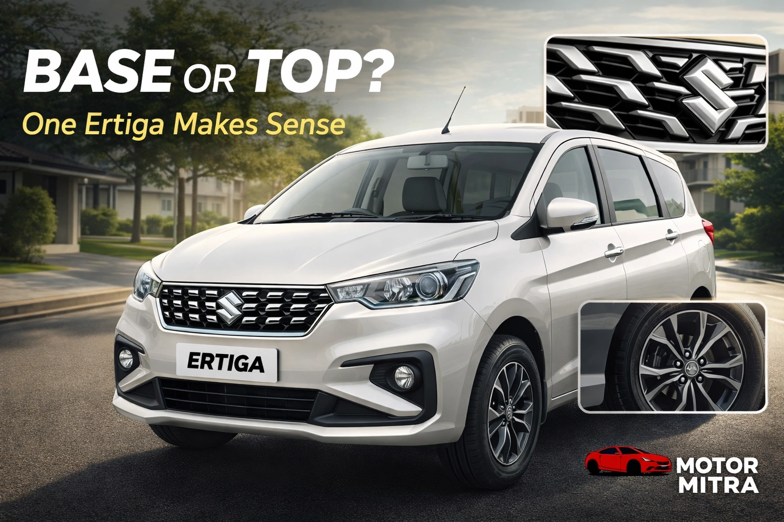 2026 Maruti Ertiga Variants Compared: Which One Is Worth Your Money?