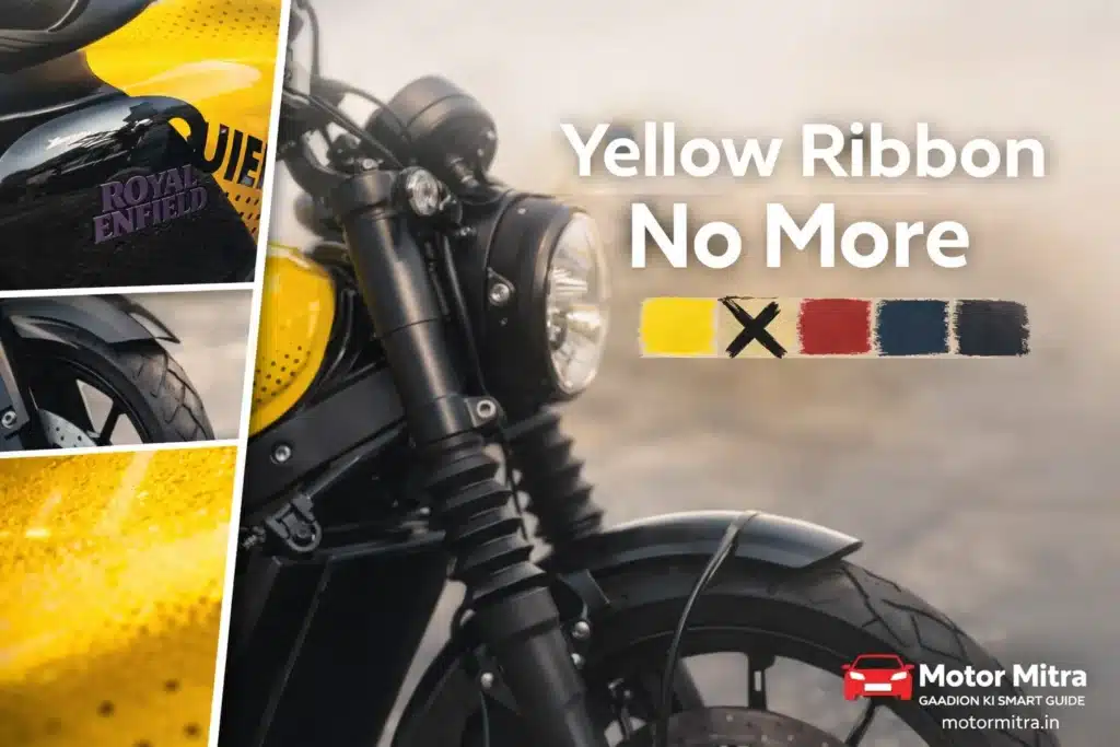 Yellow Ribbon No More: 2026 RE Guerrilla 450 Colour Strategy Just Changed