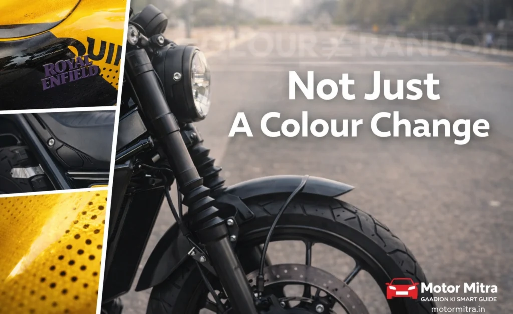 Yellow Ribbon No More: 2026 RE Guerrilla 450 Colour Strategy Just Changed