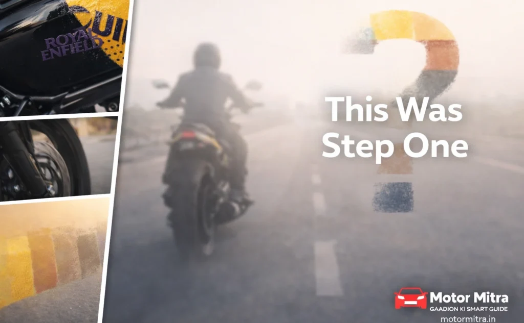 Yellow Ribbon No More: 2026 RE Guerrilla 450 Colour Strategy Just Changed