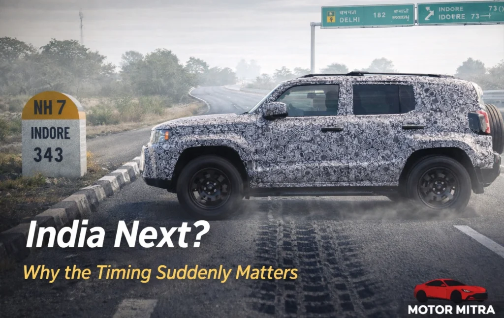 2027 Land Cruiser FJ Seen Testing — Toyota’s Next Big SUV Move for India?