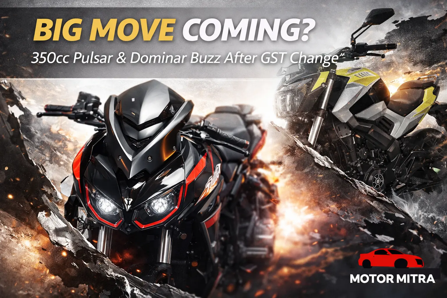 Big Move Coming? 350cc Bajaj Pulsar & Dominar Launch Buzz Heats Up After GST Change