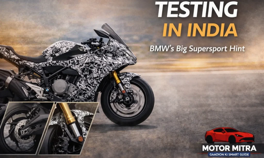 Big BMW Surprise? F 450 Supersport Test Mule Caught Testing on Indian Roads