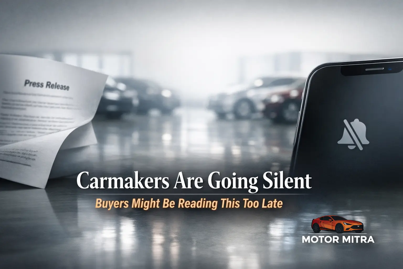 Carmakers Are Going Silent — Buyers Might Be Reading This Too Late