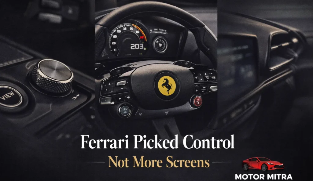 Ferrari Luce EV Interior Breaks the Touchscreen Trend — Here’s What Changed