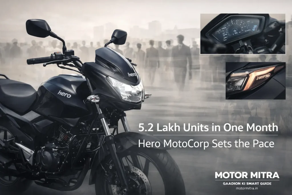 Hero MotoCorp Explodes Past 5.2 Lakh Sales in Jan 2026, Growth Jumps 26%