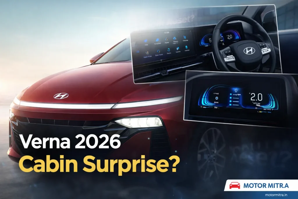 Hyundai Verna 2026 Facelift Interior Leaked — Bigger Cabin Surprise Inside?
