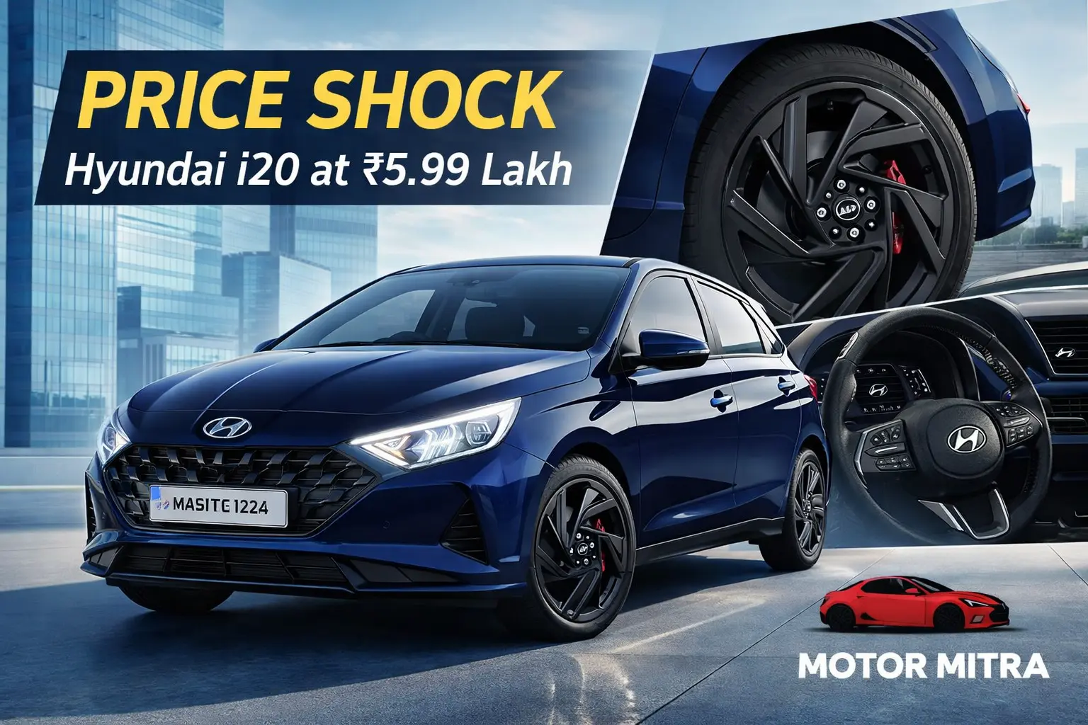 Hyundai i20 Price Shock: Now Starts at Just ₹5.99 Lakh