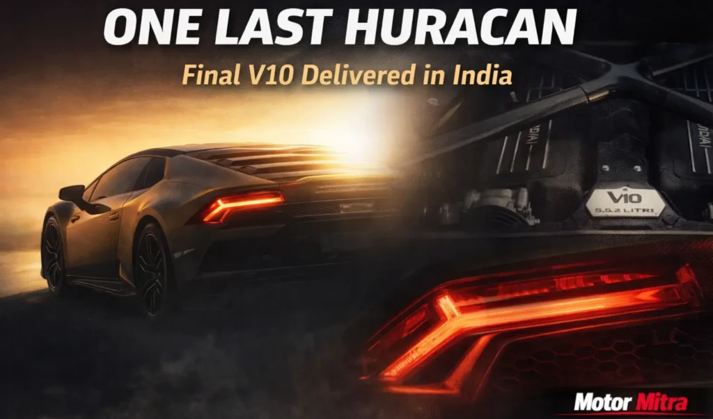 One Last Lamborghini Huracan: Lamborghini Ends a Legendary Decade of V10 Glory in India