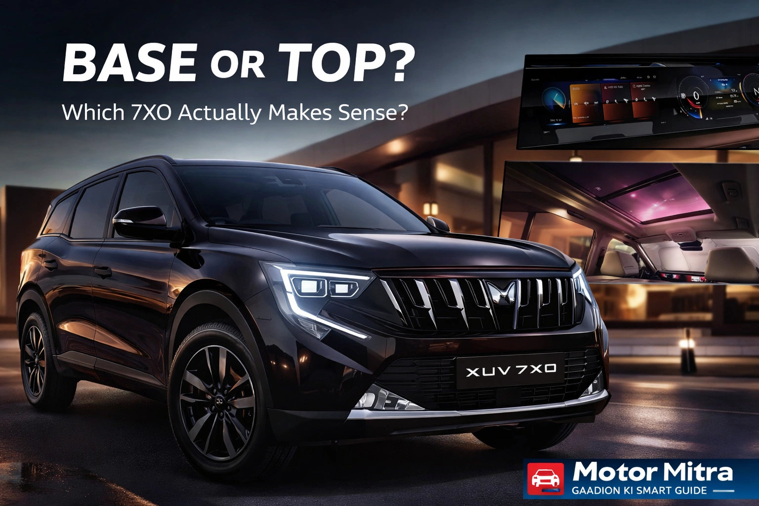 Mahindra 7XO Base to Top Variants Explained: Price, Features & Which Variant Is Worth Buying?