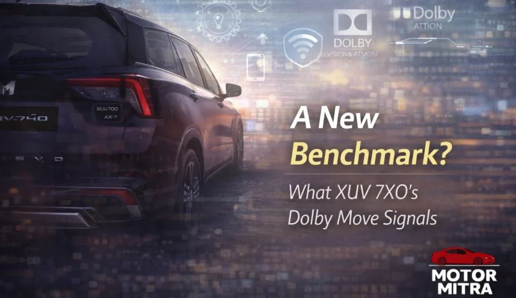 India’s First Dolby Vision Car? Mahindra XUV 7XO Just Changed In-Car Entertainment