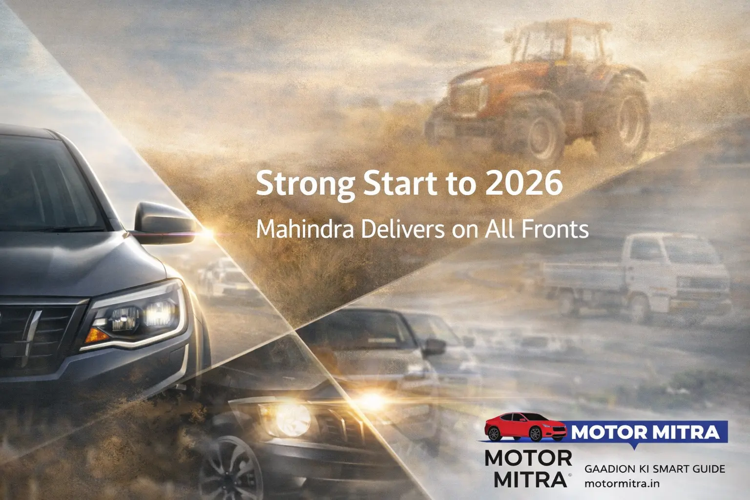 Mahindra Delivers Strong Jan 2026 Performance Across SUVs, CVs and Tractors