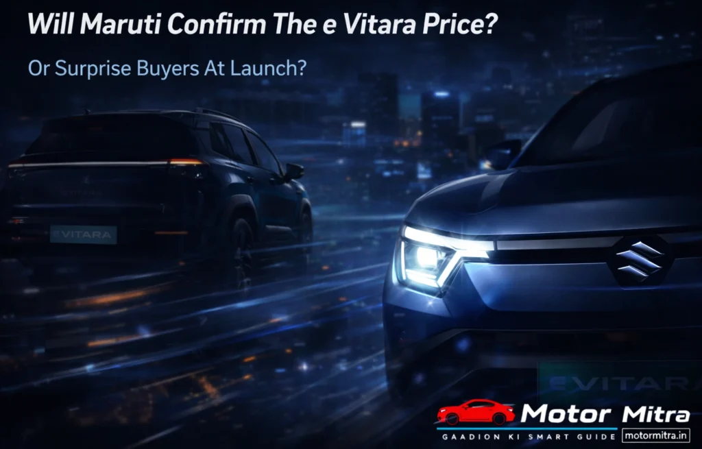 Has Maruti Just Leaked The e Vitara Price? Rs 24.79 Lakh Screenshot Sparks Internet Frenzy