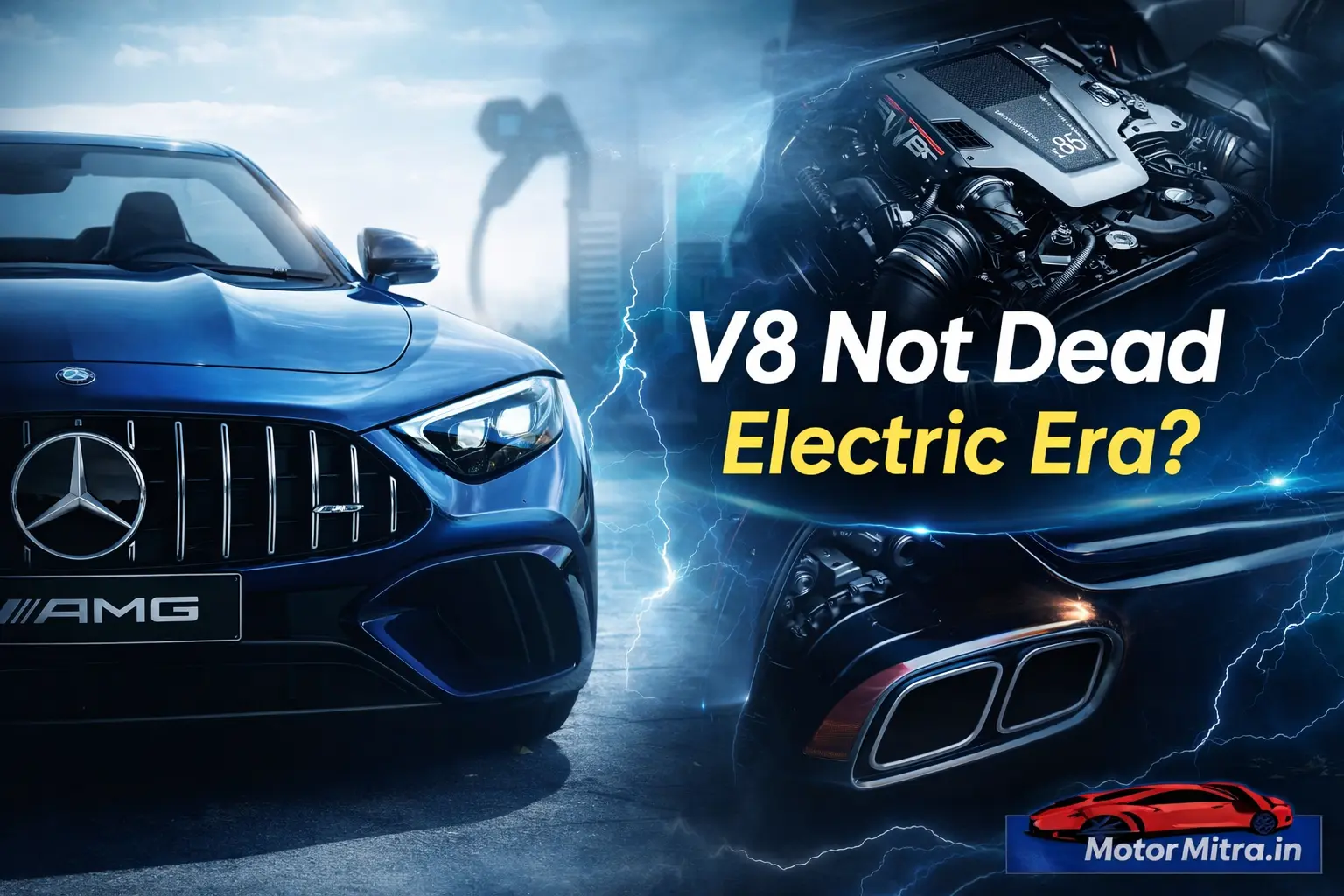 V8 Not Dead Yet — Mercedes AMG SL 55 Roars Into the Electric Era