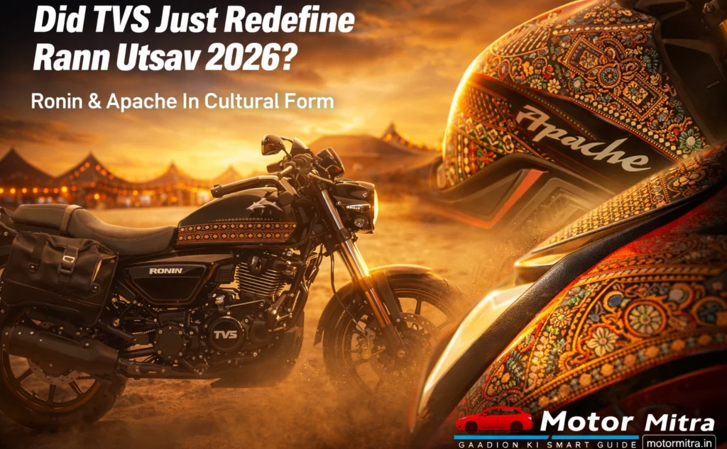 Rann Utsav 2026 Witnessed Something Wild — TVS Unleashes Kutch-Themed Ronin & Apache