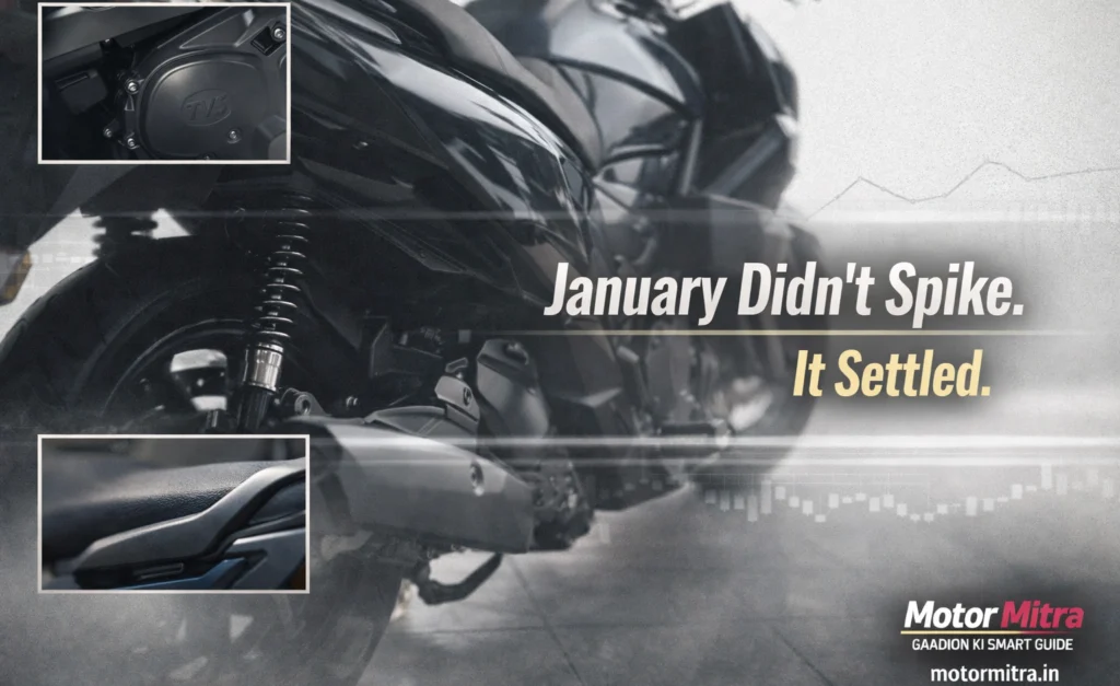 TVS Crosses 5 Lakh Sales in Jan 2026 — The Domestic Shift No One Expected