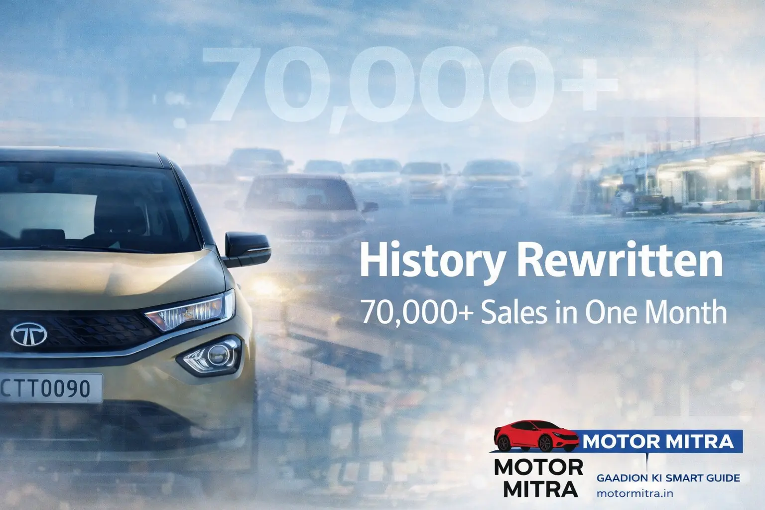 Tata Motors Just Rewrote Indian Auto History– January 2026 Sales Cross 70,000