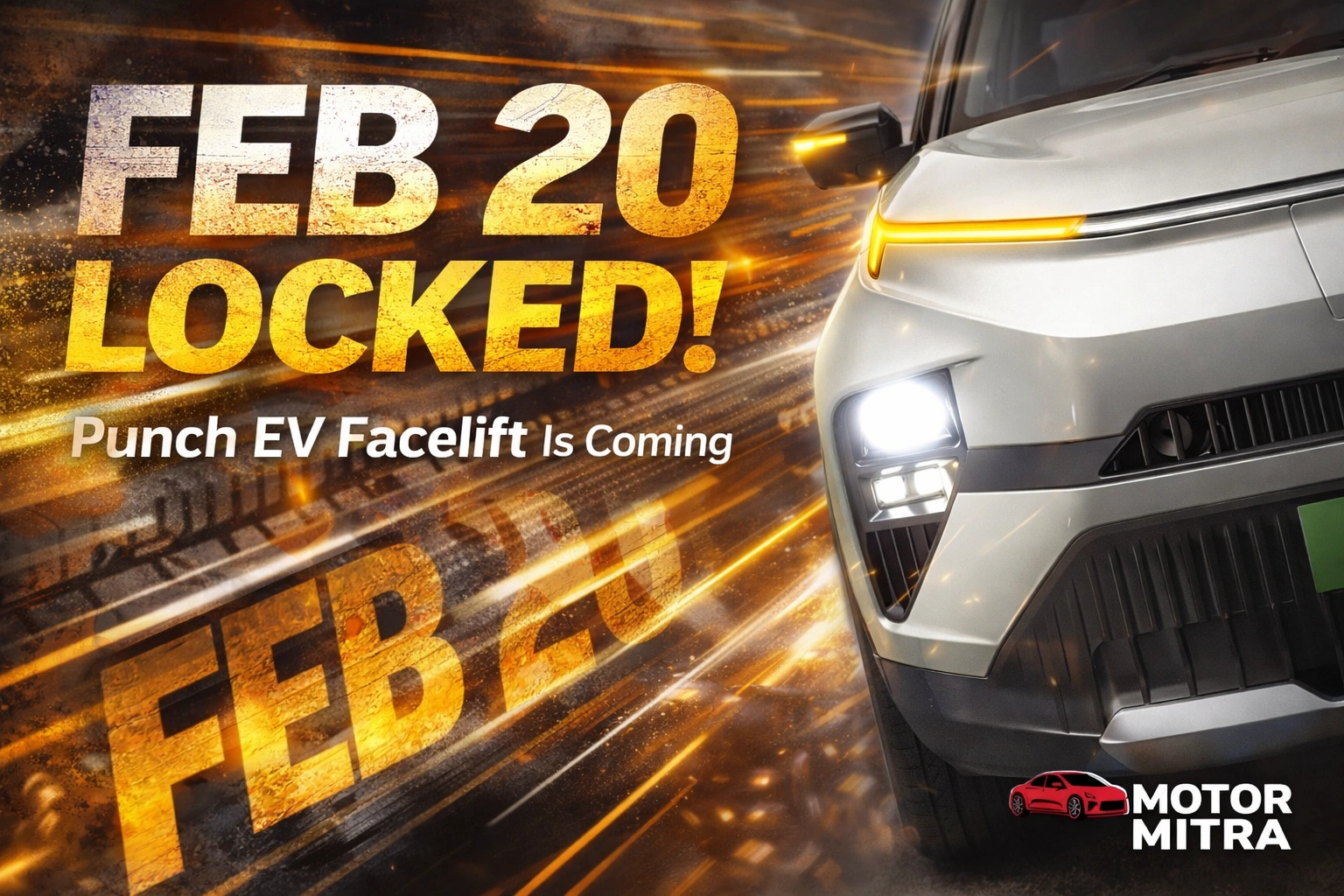Feb 20 Locked! Tata Punch EV Facelift About to Change the Game