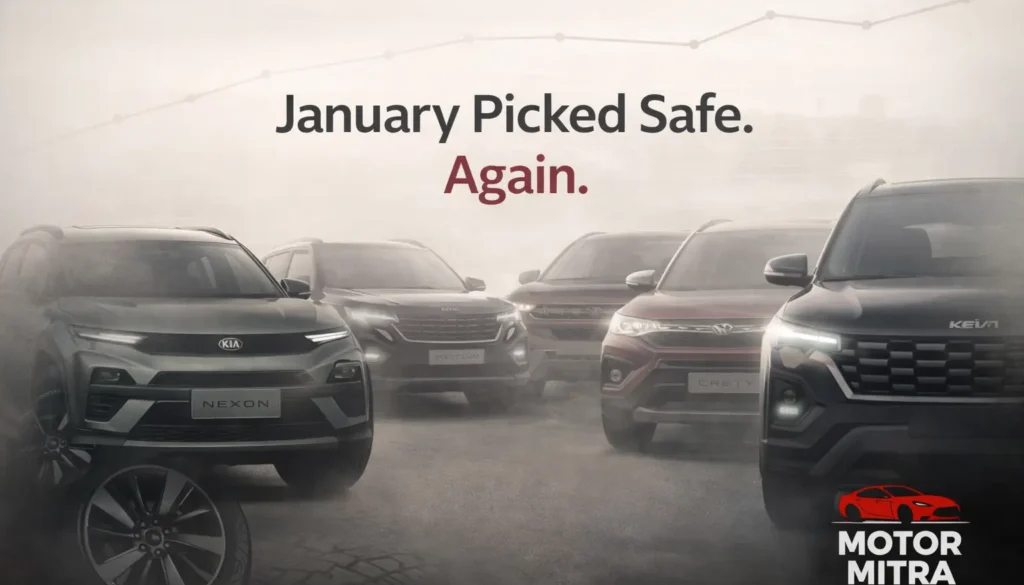 Top 10 Cars of Jan 2026 — Buyers Chose Safety Over Surprises