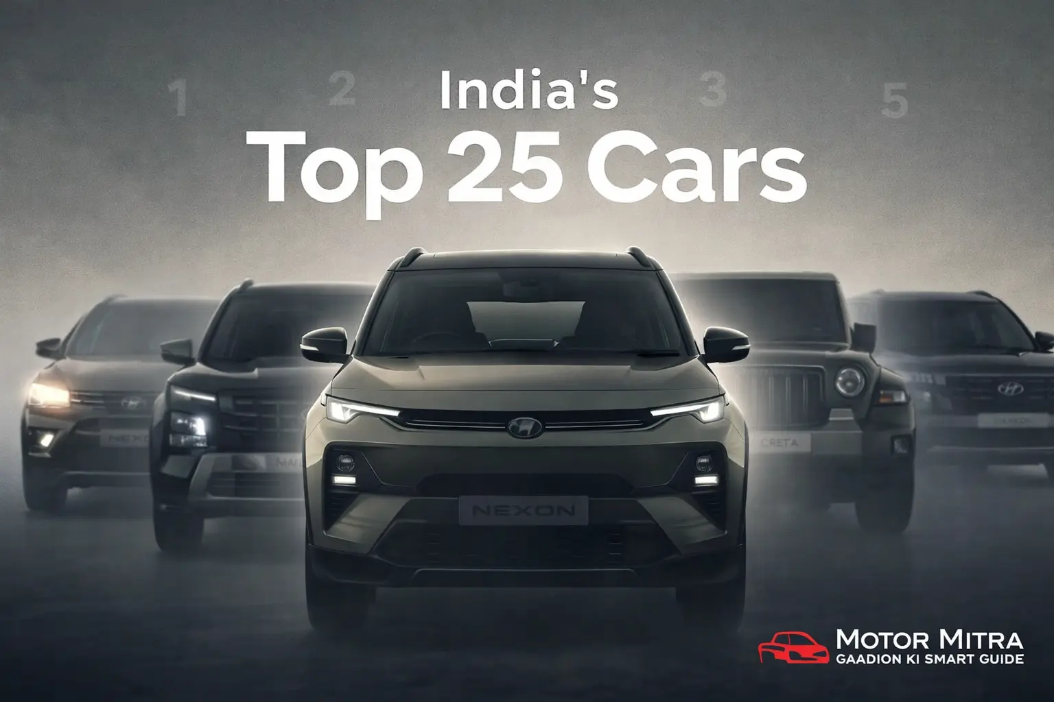 Top 25 Cars Jan 2026 — India’s Most Selected Cars, Ranked