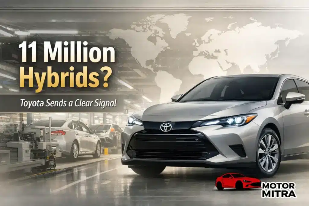 Toyota Bets Big on Hybrids With an 11-Million-Car Plan — What It Signals