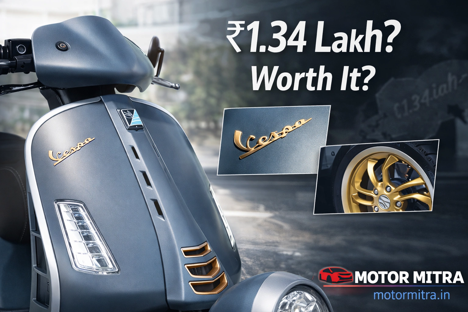 ₹1.34 Lakh for This? Vespa Officina 8 Brings a Bold New Attitude