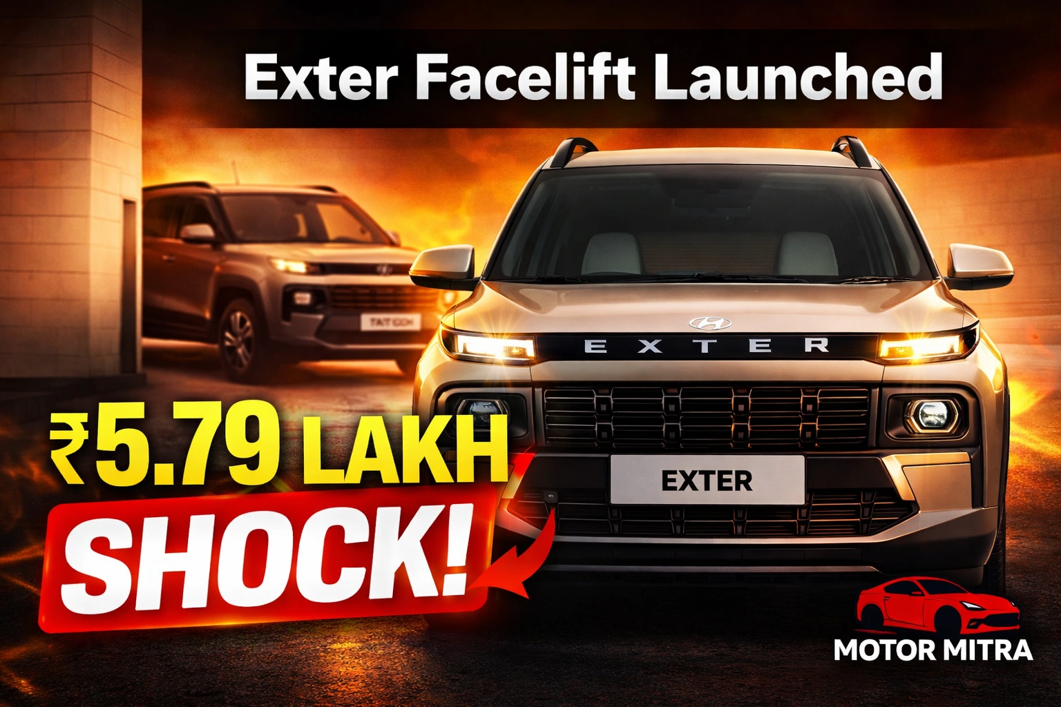 2026 Hyundai Exter Facelift Launched at ₹5.79 Lakh – New Features, Better Safety, Worth Buying?