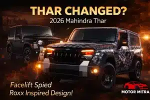 2026 Mahindra Thar Facelift Spied – Roxx Inspired Design, What’s New?