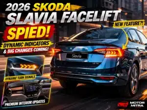 2026 Skoda Slavia Facelift Spied – Dynamic Indicators & Big Changes Coming!