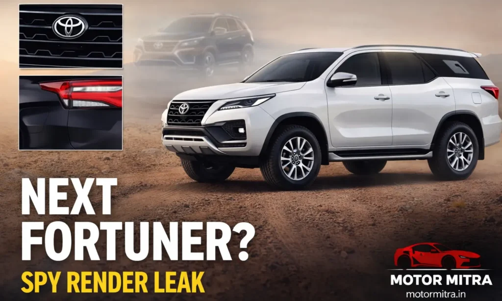 2026 Toyota Fortuner Leak — Spy Shots Inspire Render Hinting At 8 New Colours