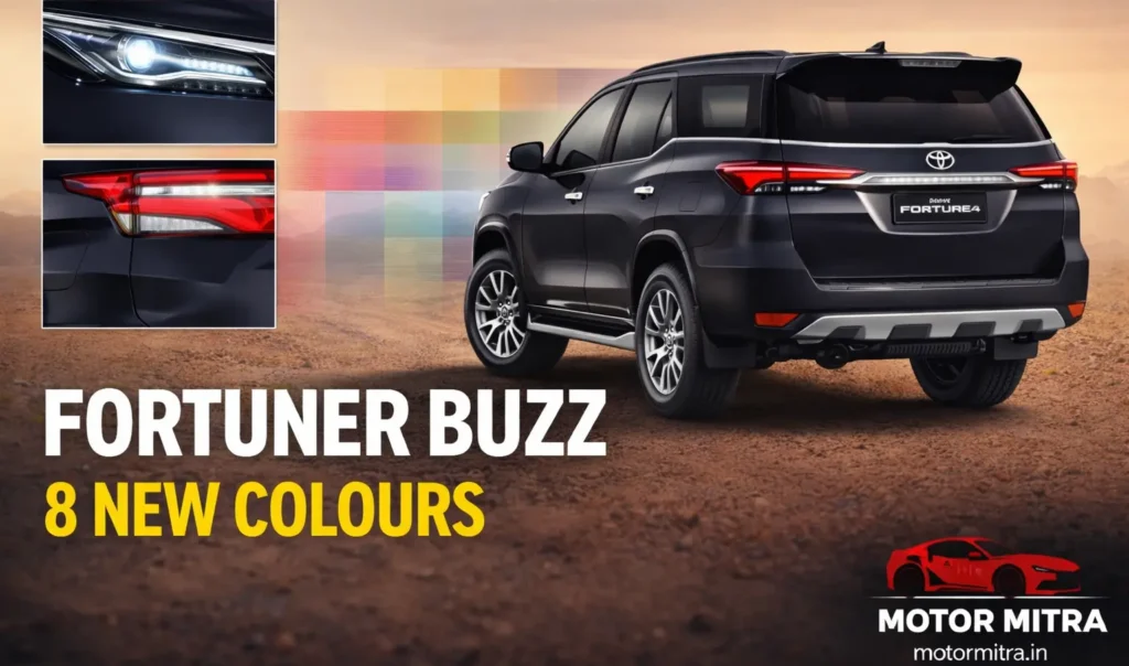 2026 Toyota Fortuner Leak — Spy Shots Inspire Render Hinting At 8 New Colours