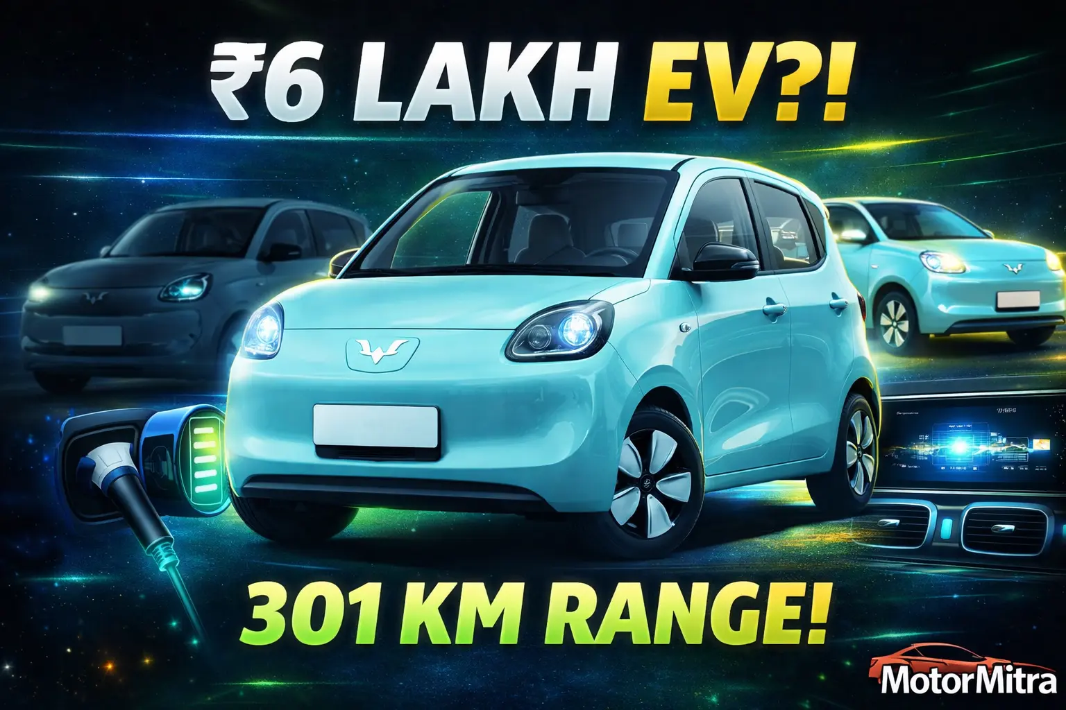 Comet EV Killer? 2026 Wuling Mini EV Launched at ₹6.15 Lakh—301 km Range & Fast Charging!