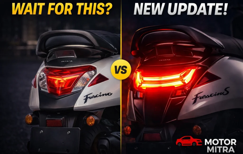 2026 Yamaha Fascino 125 Spotted — But This Rear Design Change Is Unexpected