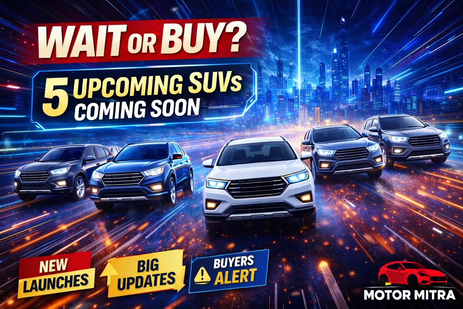 Wait Or Buy Now? 5 Upcoming SUVs Coming To India Soon