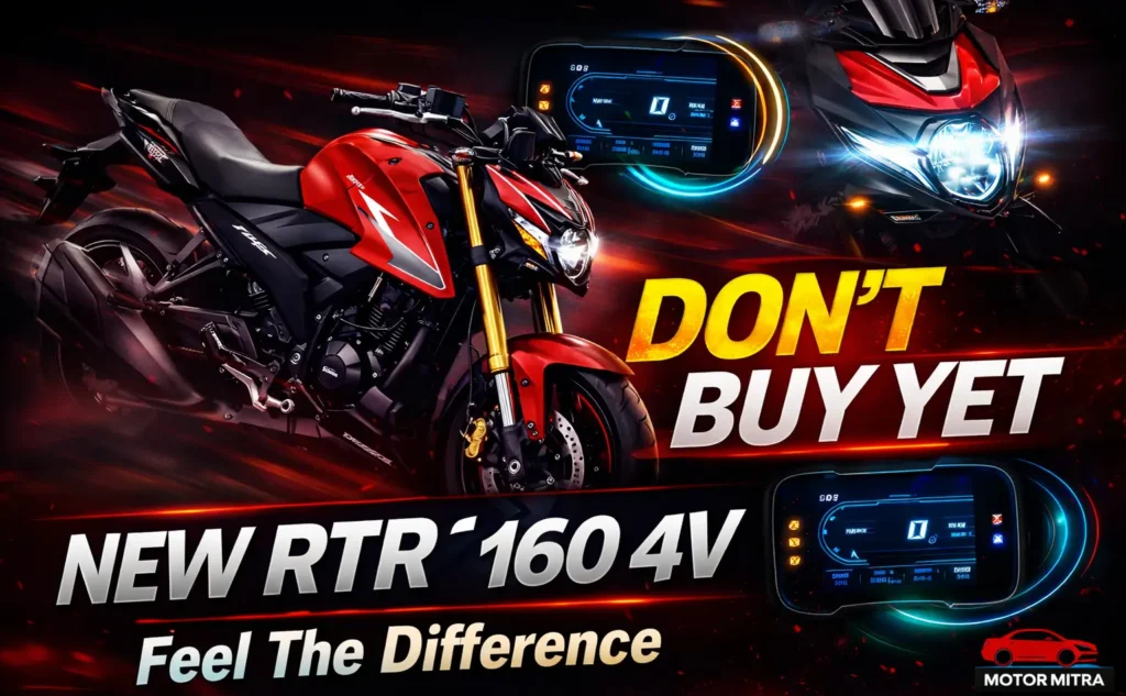New Apache RTR 160 4V Launched At ₹1.25L With Bigger Upgrade Than Expected