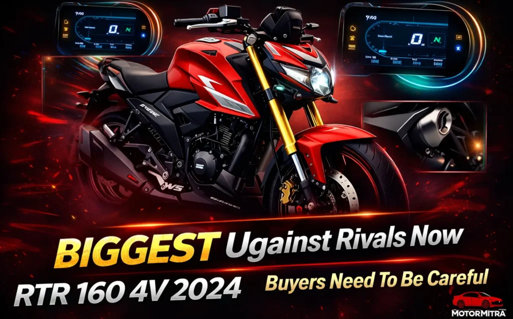 New Apache RTR 160 4V Launched At ₹1.25L With Bigger Upgrade Than Expected