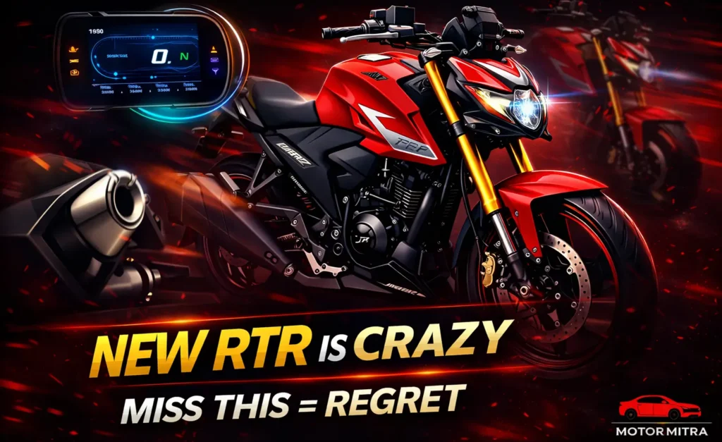 New Apache RTR 160 4V Launched At ₹1.25L With Bigger Upgrade Than Expected