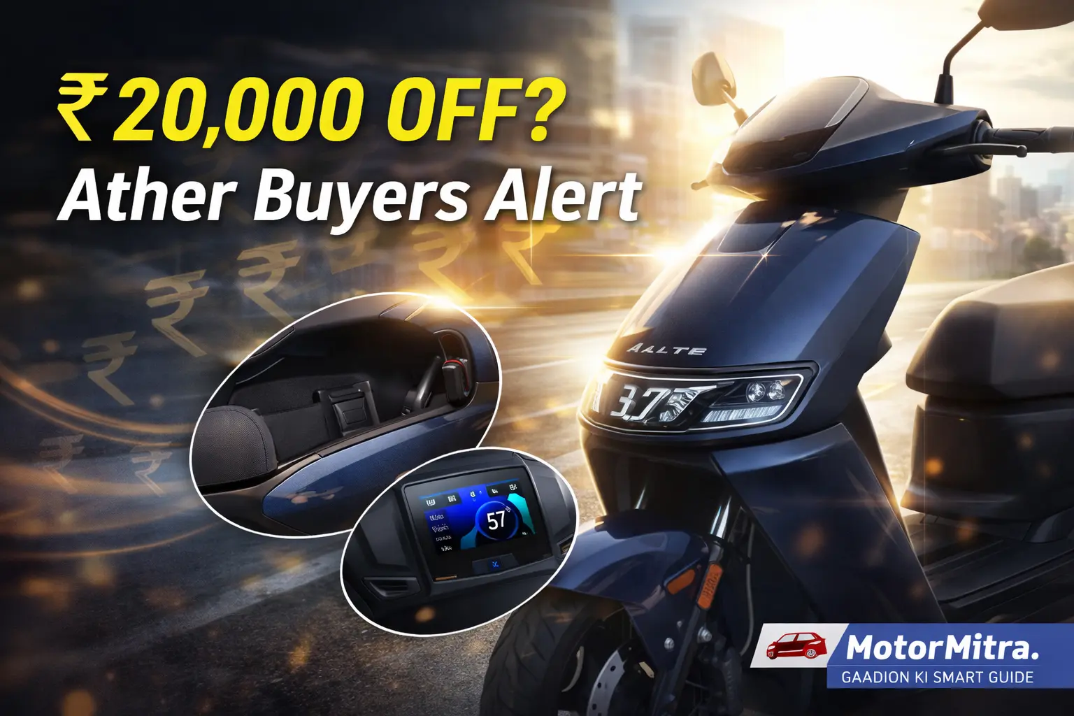Ather Suddenly Drops ₹20,000 Offers — Rizta & 450 Series Buyers Just Got Lucky?
