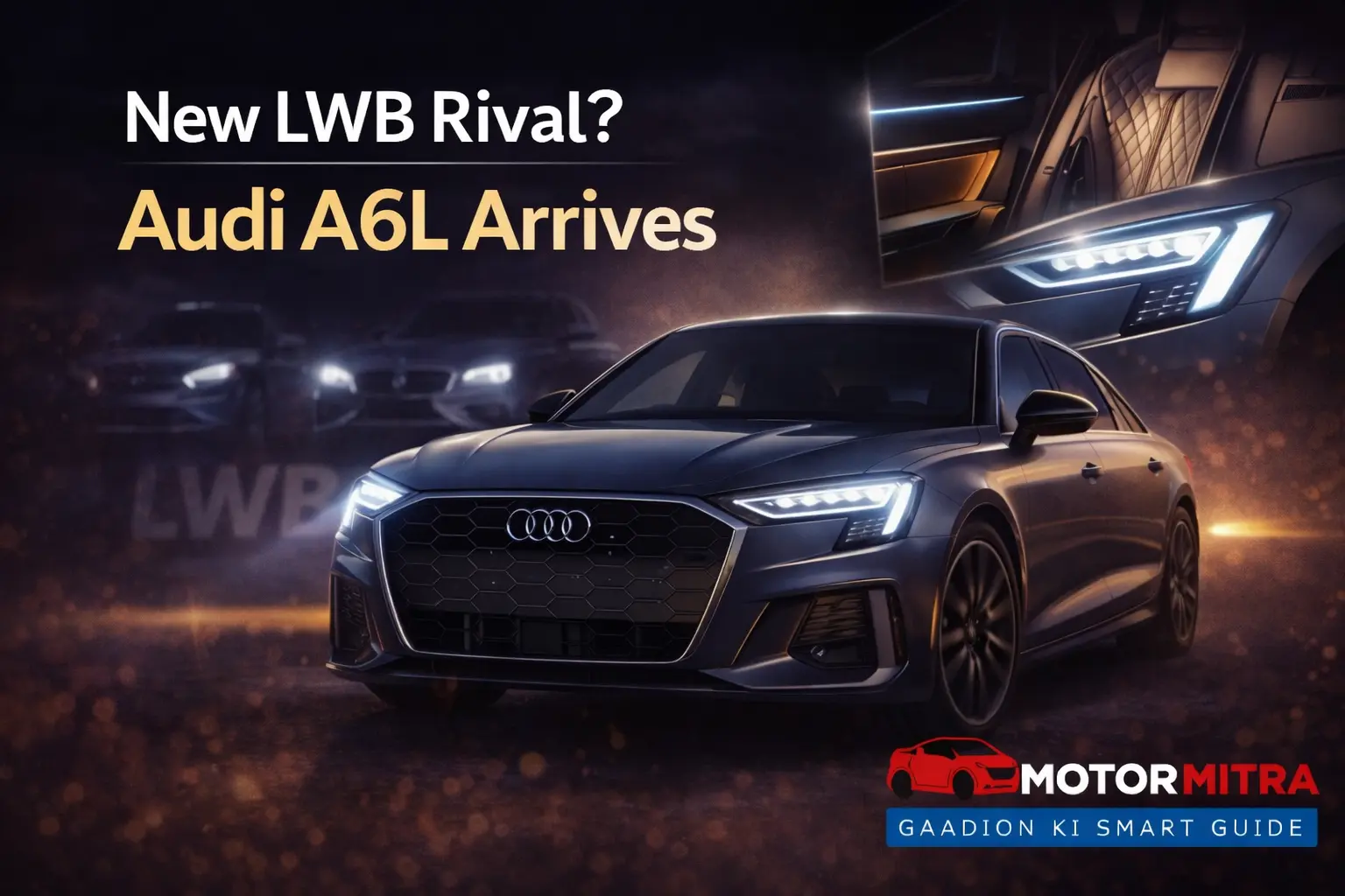 Audi A6L Breaks Cover — The New LWB Rival For E-Class And 5 Series