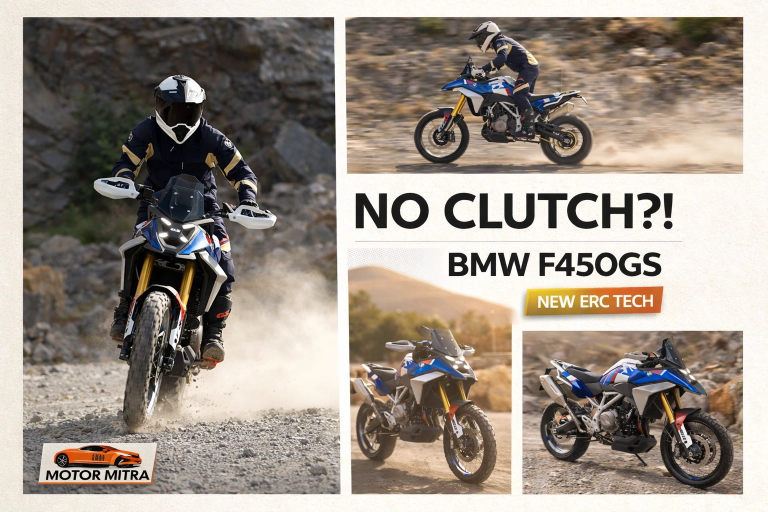 BMW F450GS Auto Clutch Details Revealed: Everything About The New Easy Ride Clutch