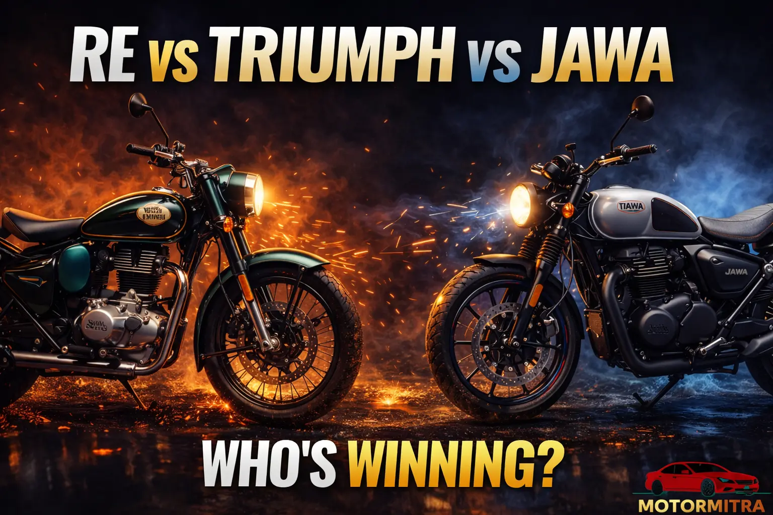 350cc–450cc Bike Sales Feb 2026: Royal Enfield vs Triumph vs Jawa—Who’s Winning?