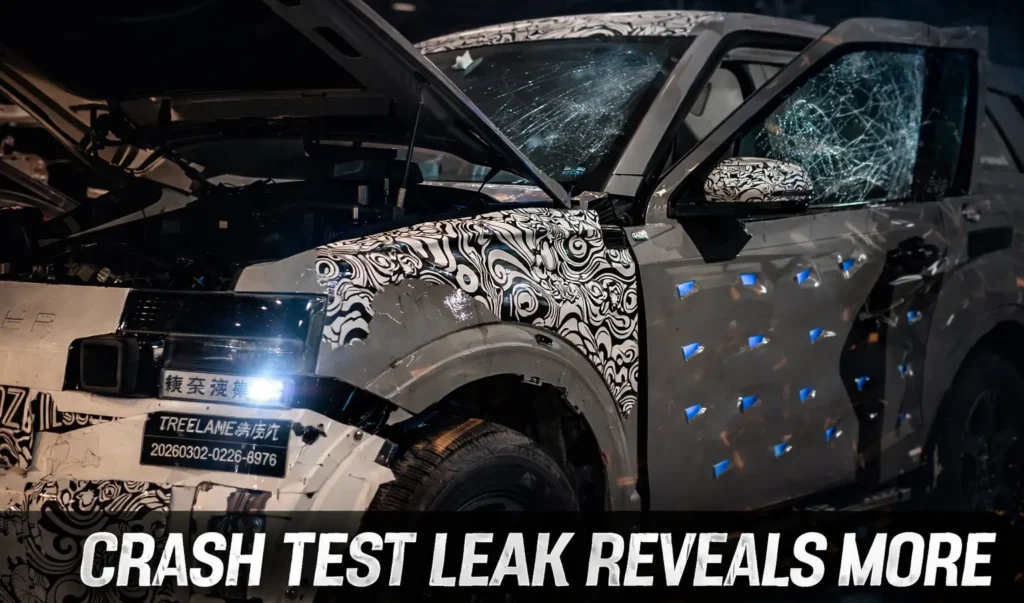 Safety Leak! Chery-JLR Freelander SUV Spotted in Crash Test—Zero-Gravity Seats & 800V Tech at ₹54 Lakh?