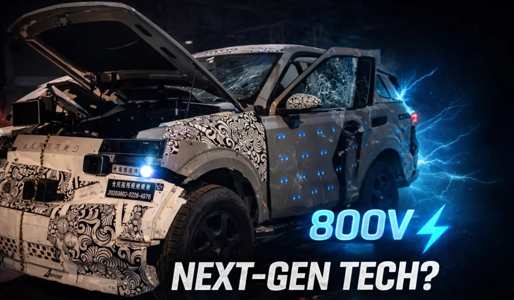 Safety Leak! Chery-JLR Freelander SUV Spotted in Crash Test—Zero-Gravity Seats & 800V Tech at ₹54 Lakh?